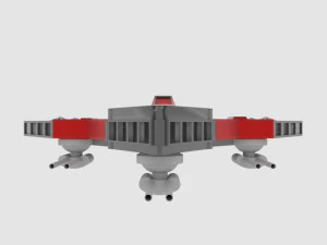 Antonov an - s spaceship 3D Model