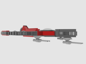 Antonov an - s spaceship 3D Model