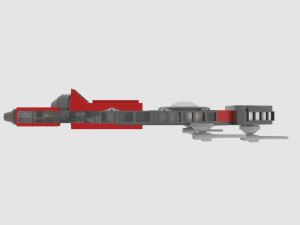 Antonov an - s spaceship 3D Model