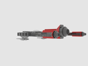 Antonov an - s spaceship 3D Model