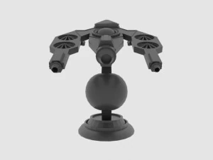 Antonov an - s spaceship 3D Model