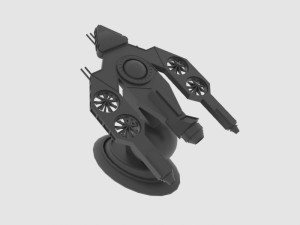 Antonov an - s spaceship 3D Model