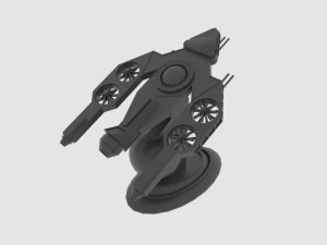Antonov an - s spaceship 3D Model