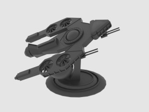 Antonov an - s spaceship 3D Model