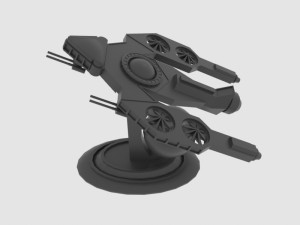 Antonov an - s spaceship 3D Model