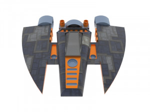 Antonov an spaceship Modello 3D