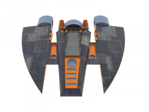 Antonov an spaceship 3D Model