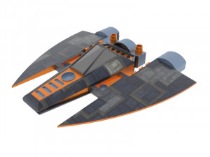 Antonov an spaceship Modello 3D