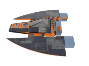 Antonov an spaceship 3D Model