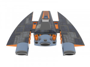 Antonov an spaceship Modello 3D