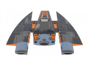 Antonov an spaceship 3D Model