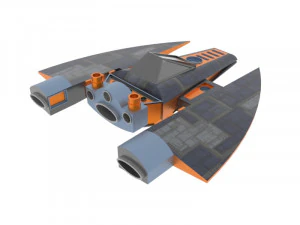 Antonov an spaceship 3D Model