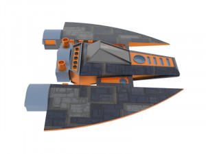 Antonov an spaceship Modello 3D