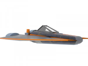 Antonov an spaceship 3D Model