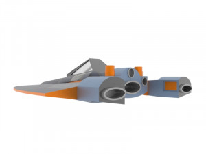 Antonov an spaceship Modello 3D