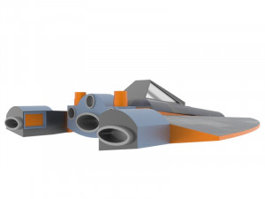Antonov an spaceship Modello 3D