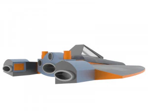 Antonov an spaceship 3D Model