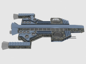 Antonov an te-900 spaceship 3D Model
