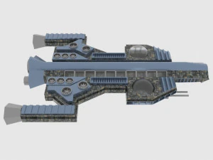 Antonov an te-900 spaceship 3D Model
