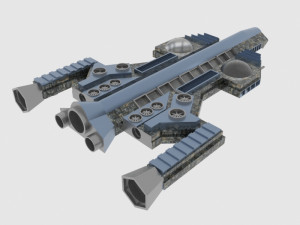 Antonov an te-900 spaceship 3D Model