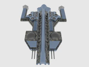 Antonov an te-900 spaceship 3D Model
