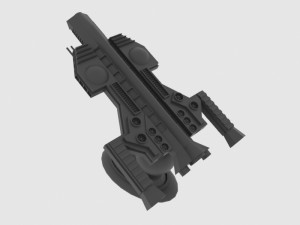 Antonov an te-900 spaceship 3D Model