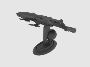 Antonov an te-900 spaceship 3D Model