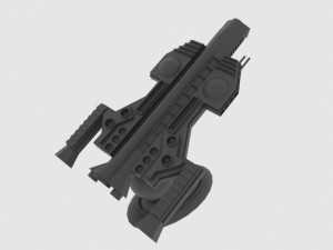 Antonov an te-900 spaceship 3D Model