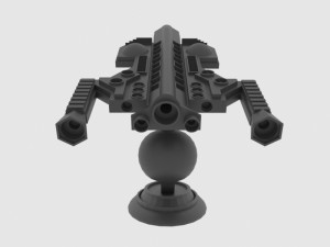 Antonov an te-900 spaceship 3D Model