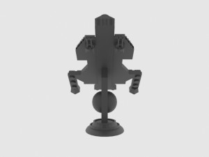 Antonov an te-900 spaceship 3D Model