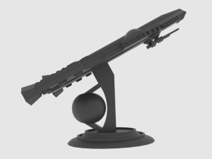 Antonov an te-900 spaceship 3D Model
