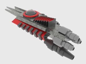 Antonov an-300 spaceship 3D 모델