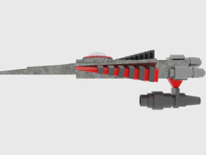 Antonov an-300 spaceship 3D Model