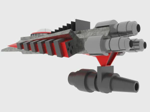 Antonov an-300 spaceship 3D Model