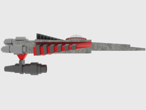 Antonov an-300 spaceship 3D 모델