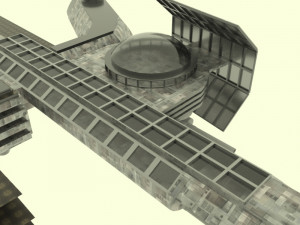 Antonov spaceship station Model 3D