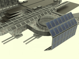Antonov spaceship station Model 3D