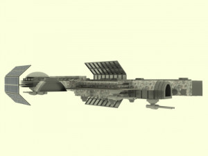Antonov spaceship station Model 3D