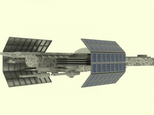 Antonov spaceship station Model 3D