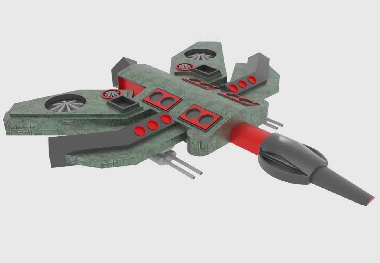 Cosmos 800-e spaceship 3D Model .c4d .max .obj .3ds .fbx .stl .blend 