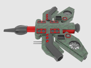 Cosmos 800-e spaceship 3Dモデル