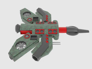 Cosmos 800-e spaceship 3D Model