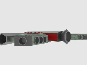 Cosmos 800-e spaceship 3Dモデル