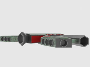 Cosmos 800-e spaceship 3D Model