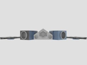 Cosmos 800-s spaceship 3D Model