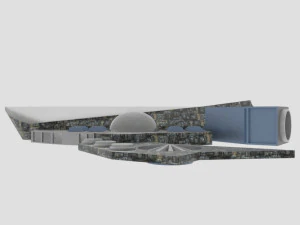 Cosmos 800-s spaceship 3D Model