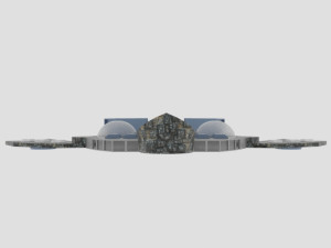 Cosmos 800-s spaceship 3D Model
