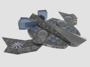 Cosmos 800-s spaceship 3D Model