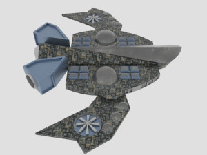 Cosmos 800-s spaceship 3D Model