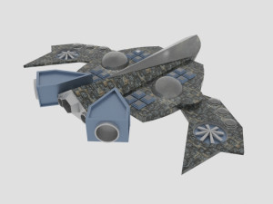 Cosmos 800-s spaceship 3D Model